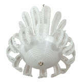 Ornate leafy element chandelier by Barovier